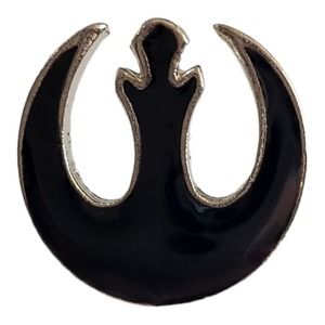 Black and Silver Resistance Symbol Star Wars Clutch Pin